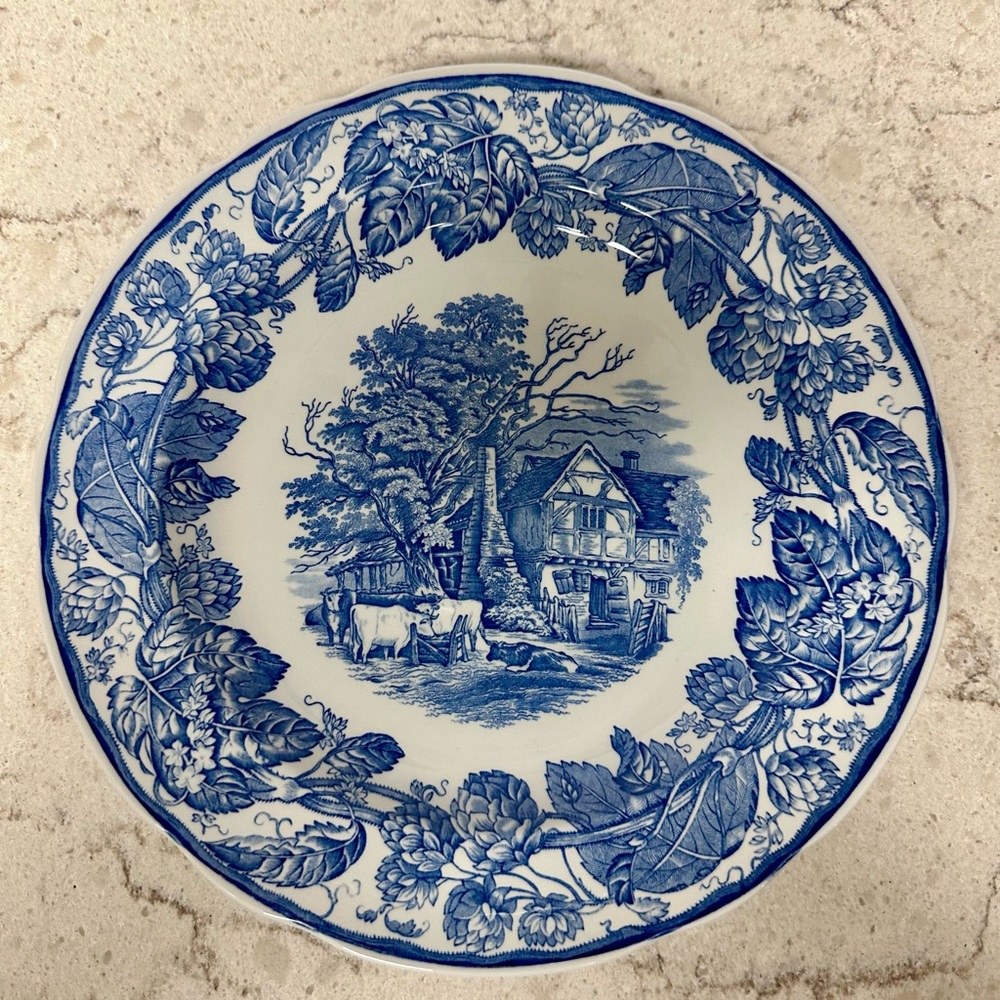 The Spode Blue Room Collection-Rural Scenes Blue by Spode